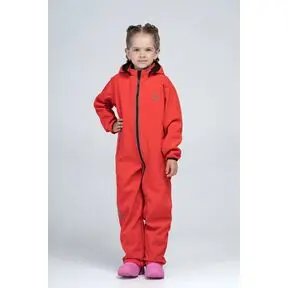 Водоотталкивающий комбинезон Softshell красный